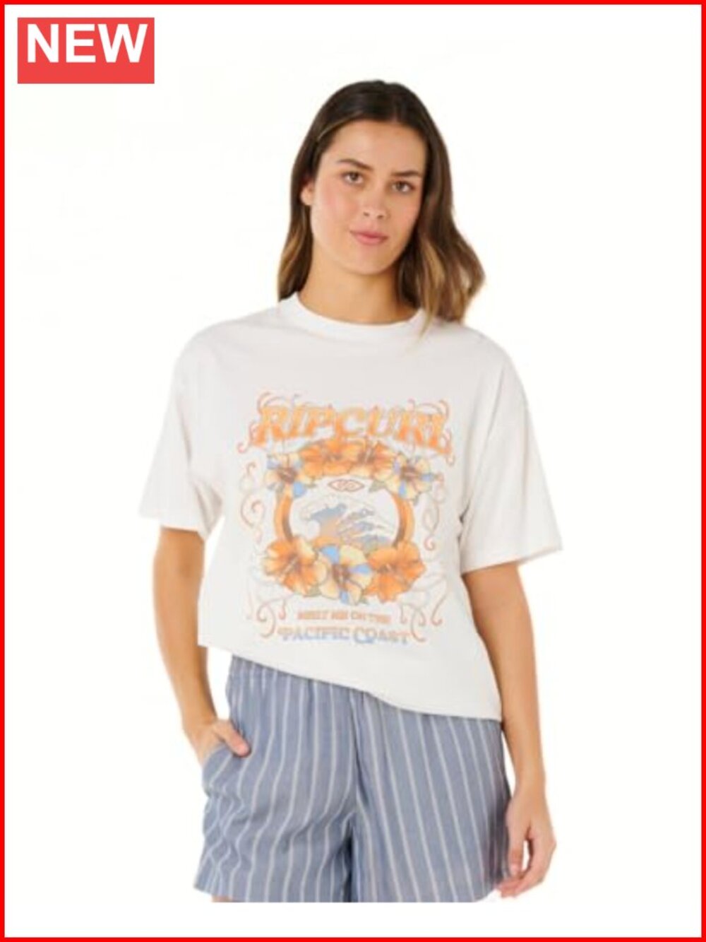 100% Cotton Crew Neck Short Sleeve T-Shirt, Stone Wash, Vintage Print